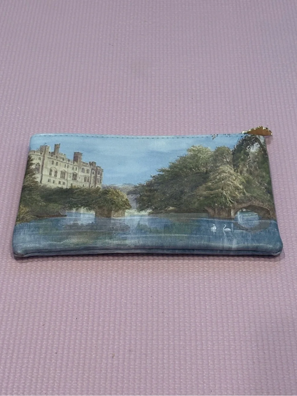 Jane Austen Pride & Prejudice Quote Makeup Bag Cosmetic Pouch Mr. Darcy Literary